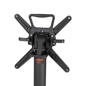 Alessio Folding Table Base Black Closeup folded Chairforce