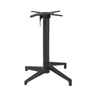 Alessio Folding Table Base Black Front Chairforce 1
