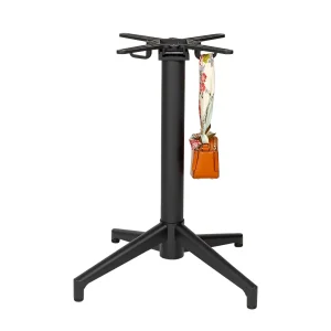 Alessio Folding Table Base Black handbag hooks Chairforce