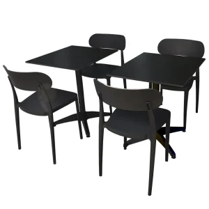 Diego60x70 x 2 tables BK PaulaBK chairforce