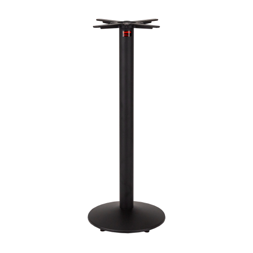 Eamon Round Bar Table Base, Black