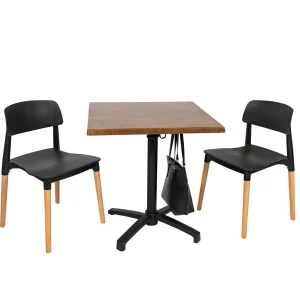 Hugo Folding Table Base Black Ciro Walnut Ruben Chairforce
