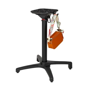Hugo Folding Table Base Black Handbag Hooks Chairforce