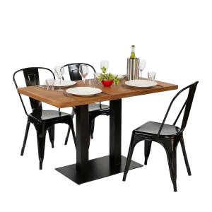 Pietra 120x70 oak CarlosDoubleDINING TolixChairs01 chairforce 1