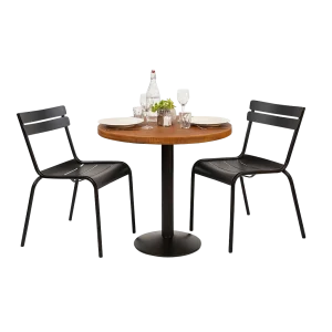 Pietra 80dia oak FernandoDINING MiaChairs chairforce 1