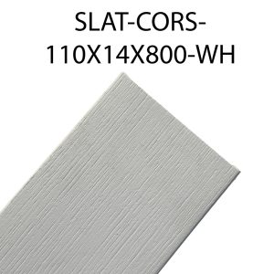 SLAT CORS 110X14X800 WH