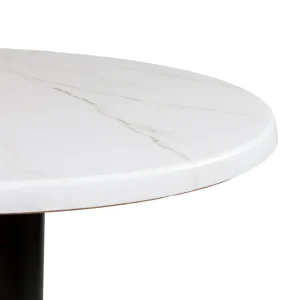 ricardo round white marble close top chairforce