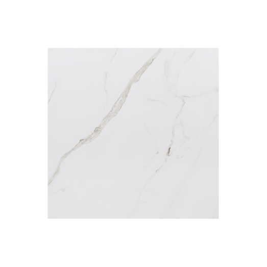 Square Ricardo High Pressed Resin Table Tops, Marble White